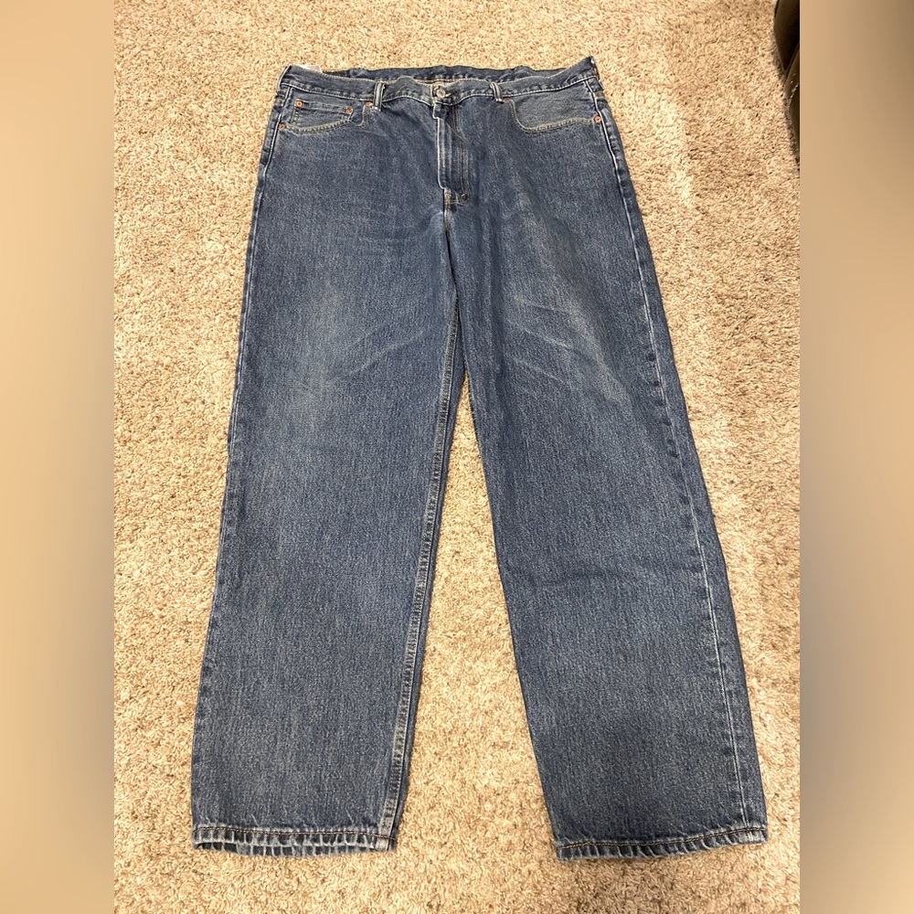 Levis 550 Relaxed Men's Jeans 42x32 Medium Wash Blue Denim